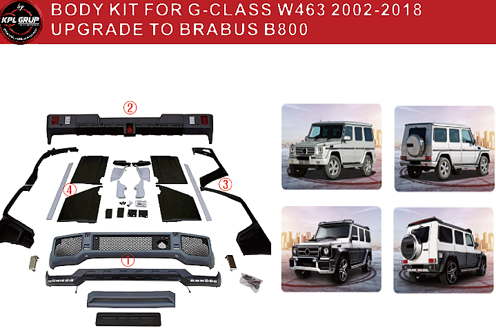 Mercedes Benz G Class 2002-2018 W463 Upgrade to Brabus - 2