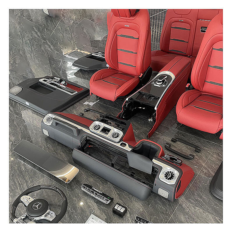 Mercedes Benz G Class 2013+ Versiyon 2 W463 İç Yükseltme Kiti W464 (Kırmızı+Siyah) - 5