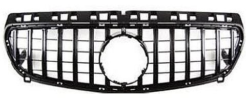 Mercedes Benz W176 2013-2015 GT Grille Black Panjur - 1