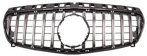 Mercedes Benz W176 2013-2015 GT Grille Silver Panjur - 1