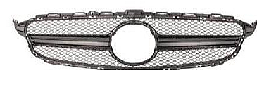 Mercedes Benz W205 AMG Grille Black Ön Panjur - 1