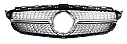 Mercedes Benz W205 AMG Grille Silver Ön Panjur