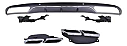 Mercedes Benz W205 C63 Krom Arka Difüzör Pipe Silver