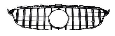 Mercedes Benz W205 GT Grille Black Ön Panjur - 1