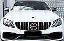 Mercedes Benz W205 GT Grille Silver Ön Panjur - 2