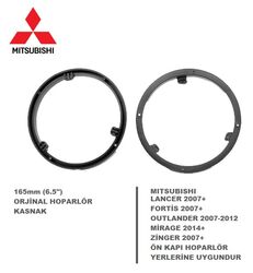 Mitsubishi Ön Kapı Yerlerine 16 Cm Hoparlör Kasnağı - 1