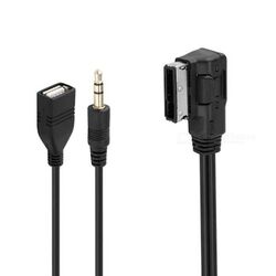MMI AUX USB Giriş Kablosu Volkswagen Audi Araç Uyumlu - 1
