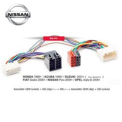 Nissan Pixo 2009 Ve Üstü İso T Kablo Orjinal Dönüştürme Soketi - 1