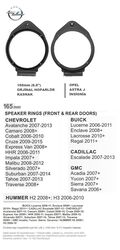Opel Araçlara Ön Arka Kapılara 16 Cm Hoparlör Kasnağı - 4