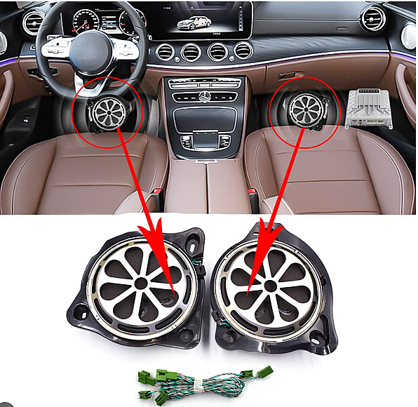 Volkswagen Orjinal Sağ Ayak Altı Subwoofer C-Class W205 E-Class W213 S-Class W222 GLC X253 - 2