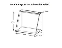 Oto Subwoofer Kabini 20 Cm Cerwin Vega - 3