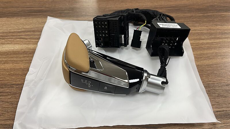 Porsche Cayenne 14-16 PCM 3.1 Işıklı Vites Topuzu Bej - 1