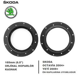 Skoda Araçlara Ön Kapı Yerlerine 16 Cm Hoparlör Kasnağı - 3