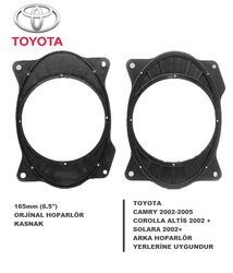 Toyota Araçlara Arka Kapı Yerlerine 16 Cm Hoparlör Kasnağı - 3