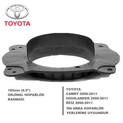 Toyota Araçlara Ön Arka Kapı Yerlerine 16 Cm Hoparlör Kasnağı - 1