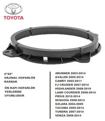 Toyota Araçlara Ön Kapı Yerlerine 16 Cm Hoparlör Kasnağı - 1