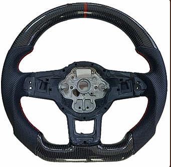 Volkswagen Carbon Orjinal Tuş Airbag Uyumlu Direksiyon GTI 2006-2014 - 1