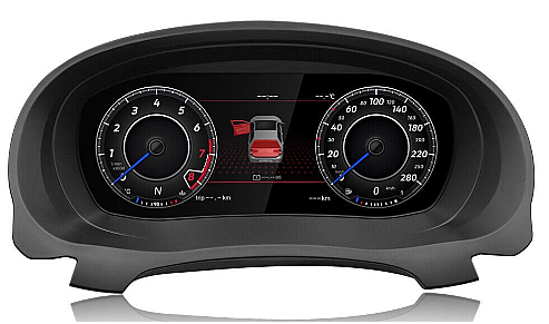 Volkswagen Golf 6 Hayalet Ekran VWDG05 - 1