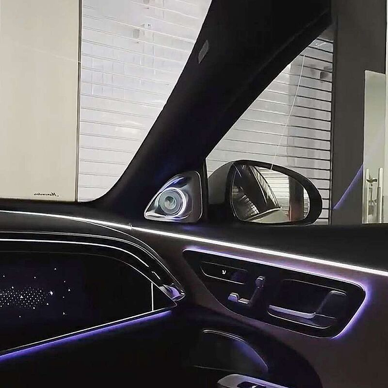 Mercedes Benz W214 Kapı Şerit Ambiyans Seti Hareketli Model Modüllü - 2